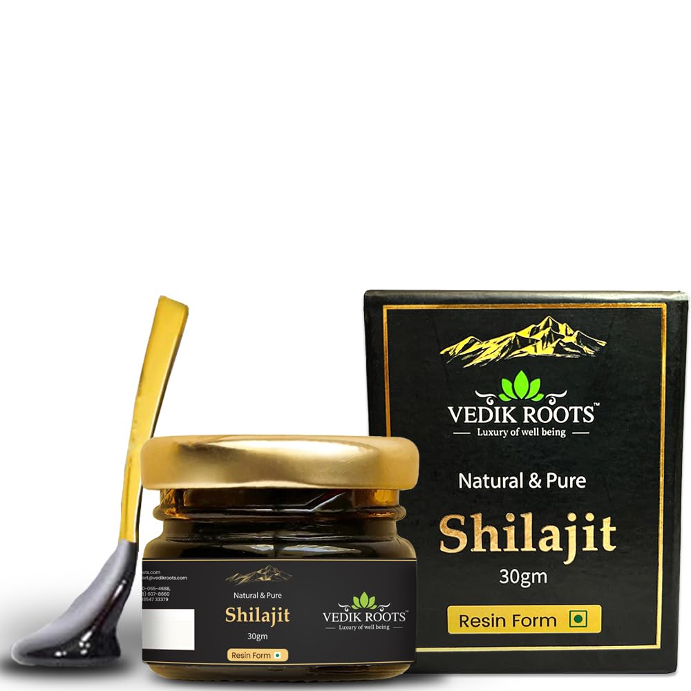 Saf Himalaya Shilajit Giyim – Altın Sınıf 800 mg | 85+ Trace Minerals & %75 Fulvic Acid | Desteks Enerji, Stamina & Immune Health | Üçüncü Parti Lab Test Edildi | 30g, 75 Hizmetler