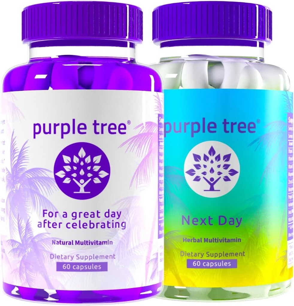 mor tree® kutlama + Sonraki Gün Paket 120 Pills | Post-Celebration Wellness Vitamin Combo