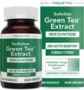 SoActive Green TeaTM Extract - Κλινικά Σπουδασμένο Φυτοσώματα Πράσινου Τσάι - Μέχρι 200% Καλύτερη Απορρόφηση & βιοδιαθεσιμότητα - Κλινικά Επικυρωμένη Δόση - Υποστηρίζει Μεταβολισμός & Διαχείριση Βάρος - 60 Caps