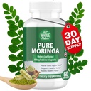 Moringa Capsules, 800 mg Organik Moringa Oleifera Toz Superfood Greens Pure Moringa Pills bir Vegan, Non-GMO Enerji Arttırıyor ve Sağlıklı Tamamlıyor
