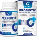 300 Milyar CFU Probiyotik, 12 Strains with 3 Organik Prebiyotiks, Probiyotiks for Women and Men, Daily Supplement for Digestive, Immune, Gut & Bloating Health, Raf Stable, Vegan, 60 Counts