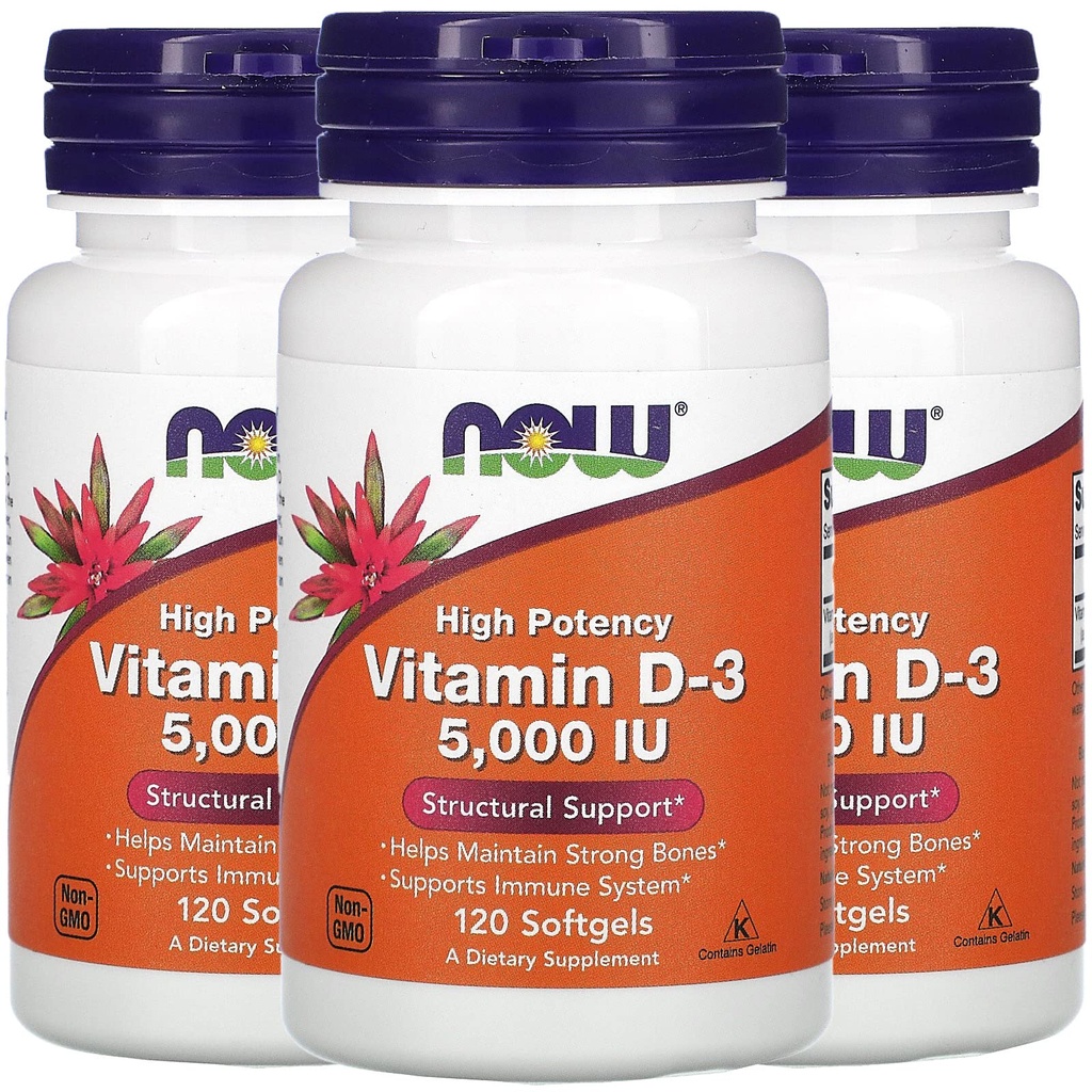 D Vitamin-3 5.000 IU,120 Softgels