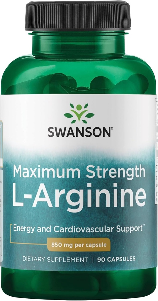 Swanson replica Super-Strength L-Arginine 850 Milligram 90 Capsules