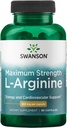 Swanson Amino Acid Super-Strength L-Arginine 850 Milligrams 90 Capsules