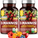 Kadınlar ve Erkekler için Bir Beslenme Premium D Mannose Supplement (Max Strength, 1350MG) Doğal D-Mannose ile Cranberry, Hibiscus ve Dandelion ile Urinary Tract Health, 240 Count