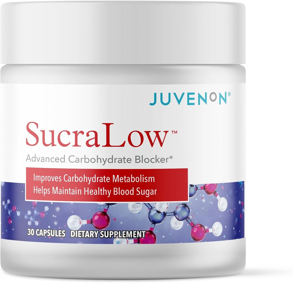 Juvenon Surcalow | Daily Carbohidrat Support & Vitality | Metabolism & Energy Supplement | 30 Capsules