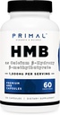 Primal HMB (1000 mg, 120 Capsules) | Sporcu Formula, Gluten-Free, Non-GMO, 60 Hizmet