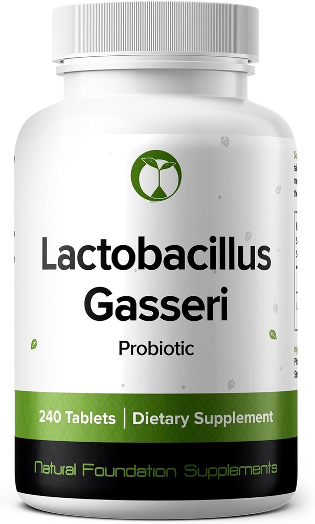 Lactobacillus Gasseri Probiyotik Supplement 240 Tablet 3 Milyar CFU Probiyotiks for Men & Women Supports Intestinal Digestive & Gut Health (240, Lactobacillus Gasseri)