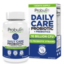 Probulin Daily Care Probiyotik Supplement, Digestive, Gut ve Immune Health Support Capsules for Men and Women, 10 Milyar CFU, Vegan, 30 Şişe