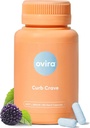 Ovira Curb Cravings Supplements - Contains CHRONOBLOCK, Enerji Destek Capsules, Men & Women, Chromium-100 mg