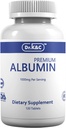 Dr.K&C Premium Albümin Protein Tamamı – Ekstra Güçlü 1000 mg 120 Tablet Sağlıklı Kidney Liver General Wellness Energy Support Life Balance 1pkkk