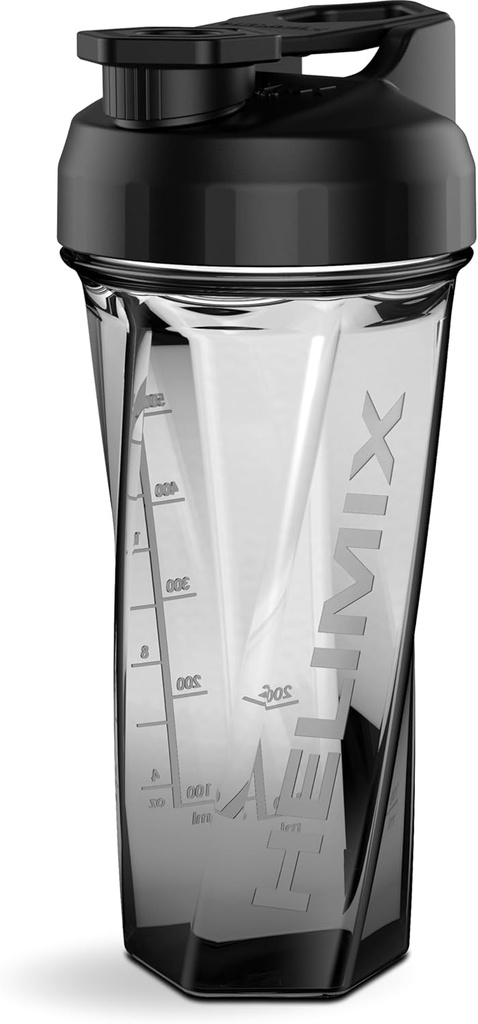 HELIMIX 2.0 Vor Blender Shaker Şişe 28oz | No Blending Ball veya Whisk | ABD Made | Portatif Pre Workout Whey Protein Drink Shaker Cup | Mixes Cocktails Smoothies Shakes | Top Raf Safe