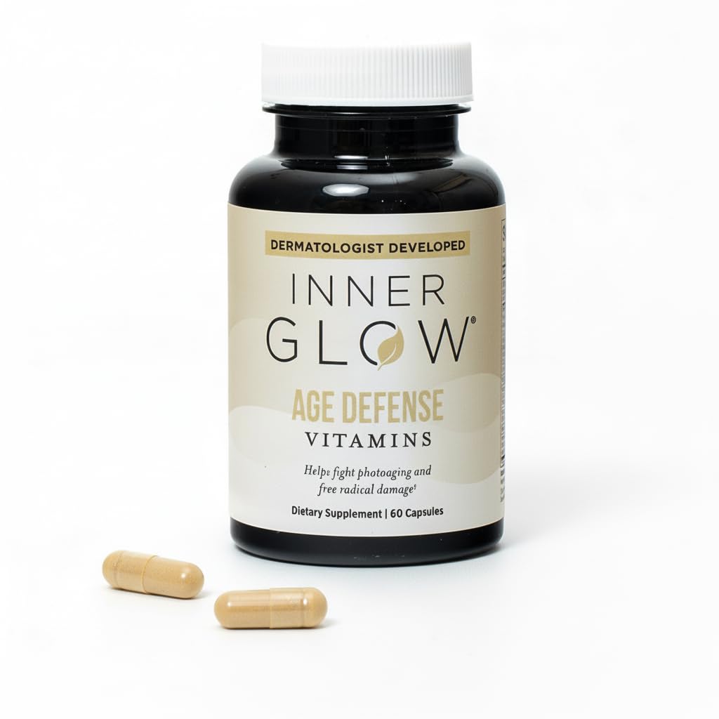 Age Defense Vitamins - Δερματολόγος και πλαστικός χειρουργός Αναπτύχθηκε για την καταπολέμηση της φωτογήρανσης και του μελάσματος, Polypodium Leucotomos Antioxidant Formula – Vegan, Χωρίς γλουτένη – 60 κάψουλες
