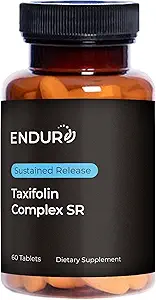 Endur Taxifolin Complex SR, ανοσοποιητικό συμπλήρωμα υγείας, βοηθά στην παροχή αντιοξειδωτικής προστασίας & προωθεί υγιή κυκλοφορία, χωρίς γλουτένη, 60 δισκία
