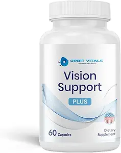 Vizyon Desteği Lutein, Zeaxanthin, Bilberry Ekstra - Eye Care Health Vitamin for Eye Strain, Kuru Gözler, Ekran Mavi Işık - Yetişkinler için ideal, Yaşlı - ABD'de 60 Veggie Capsules