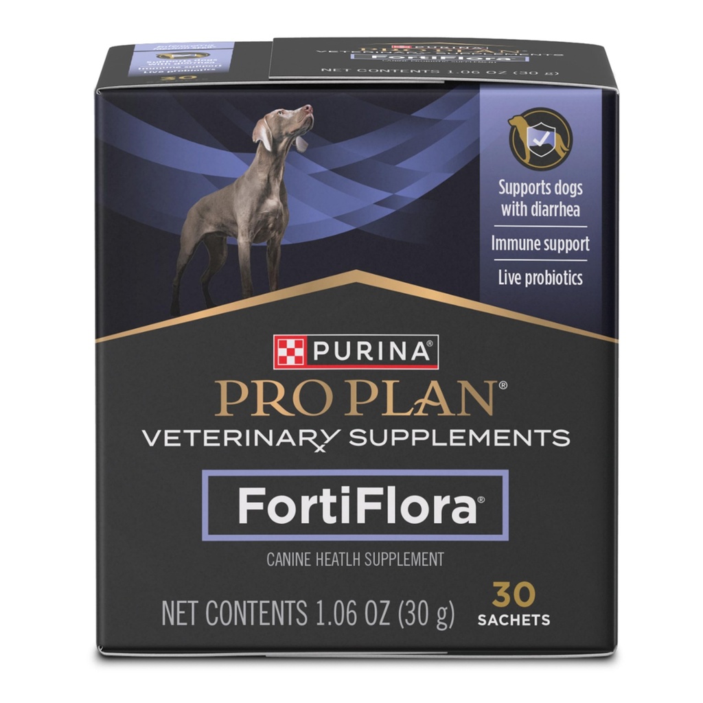 Purina Pro Plan Veteriner Supplements FortiFlora Dog Probiyotik Supplement, Canine Beslenme Supplement - 30 ct. Box