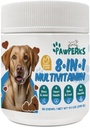 8-in-1 Dog Multivitamin – Ortak Sağlık, Probiyotiks & Digestive Enzymes – Skin, Coat & Immune Support – Tavuk Flavor – 90 Chews