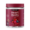 Snap Supplements Heart Beets Organic Beet Root Soft Chews, Cardiovascular Men & Women, CoQ10 & Red Spinach, Heart Health & Circulation Support, Sugar Free, Karma Berry, 60 Chews