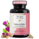 Winged Wellness Balance Babe, Hormone Balance & Estrogen Detox συμπλήρωμα για τις γυναίκες - 100mg DIM & D-Glucarate ασβέστιο & γαϊδουράγκαθο γάλακτος για PMS Bloating, Cramps, Mood & Hormonal Acne Υποστήριξη, 60 κάψουλες