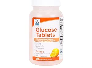 Quality Choice Fast Acting Glucose Tabletleri Orange Flavor 50 Tablet...
