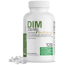 Bronson DIM Supplement 200 MG Diindolymethane with BioPerine for Advancedd Abors, Estrogen Metabolism & Keeps Balanced Hormon Seviyeleri, 120 Vegetarian Capsules