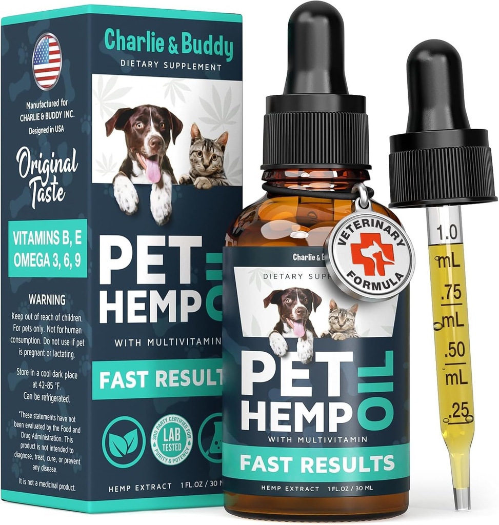 Charlie & Buddy Köpek Kedileri için Оil ,nxiOTty, Pgesin, StrÖsler, Slееp, Аrthritis, STOizures R.