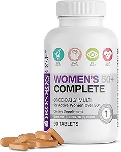 Bronson ONE Daily Women’s 50+ Complete Multivitamineral, 90 δισκία