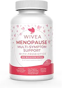 Menopause Multi-Symptom Support with Probiyotiks for Women | Helps Alleviate Hot Flashes, Night Sweats, Sleeplessness, Mood Swings, Bloating | with Black Cohosh, Dong Quai, Chaste Berry | 60 Ct