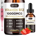 B12 Vitamini Sublingual 10000 mcg, Triple B-12 Kompleksi Tamam, Kadın ve Erkekler için Metrika ve Enerji Uyarısı, Metabolism & Health Supportated B 12 for Metabolism & Health Support