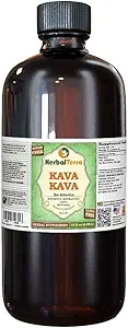 Kava Kava (Piper Methysticum) Γλυκερίτης, Αποξηραμένο Υγρό Εκχύλισμα Ρίζας (Όνομα: HerbalTerra, Περήφανα Κατασκευασμένο στις ΗΠΑ) 32 fl.oz (0,95 l)