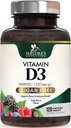D3 5000 IU (125 mcg) Doğanın Ekstra Güçlü Vitamini Immune Support Health - Bone, Teeth and Muscle Supplements - Sugar Free, Non-GMO, Gluten Free - 120 Kont Tabletler