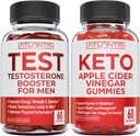 Atlantis Beslenme testosteron ATM 60 Gummies + Keto Apple Cider Vinegar 60 Gummies