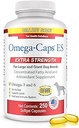 Omega-Caps ES for Large & Giant Dogs - Omega 3, Vitaminler, Mineraller, Antioksiler - Destek Immune Sistemi, Ortaklar, Kalp ve Beyin - 250 Softgel Capsules