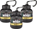 OnMyWhey - Protein Powder και συμπλήρωμα χοάνης Keychain, Portable to-Go Container για το γυμναστήριο, προπονήσεις, καταλληλότητα, και τα ταξίδια - TSA εγκριθεί, Classic 3-Pack