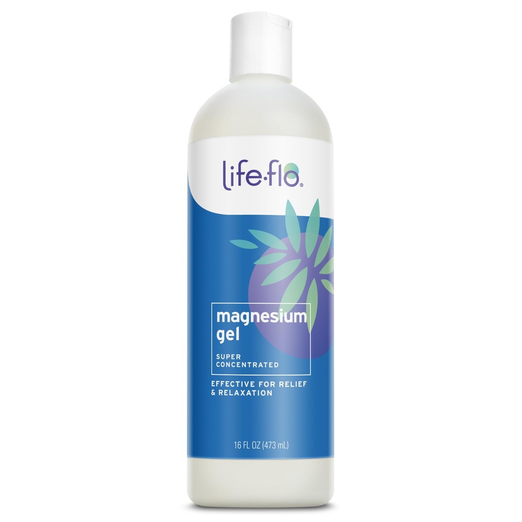 Life-flo Magnezyum Gel, Antik Zechstein Seabed'dan Magnezyum Safi, Overworked Muscles ve Ortaklar için Soothing Relief and Relaxation, Not Tested on Hayvanlar, 60-Day Garanti, 16oz
