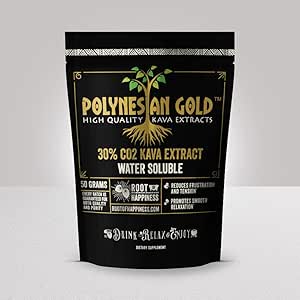 Polynesian GoldTM Water ► Co2 Kava Extract- 50g Bag
