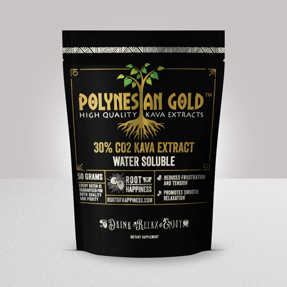 Polynesian GoldTM Water ► Co2 Kava Extract- 50g Bag