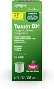 Basic Care Tussin Cough Plus Θήκη Συμφόρηση DM Σιρόπι, Βατόμουρο Γεύση, 8 fl oz (πακέτο του 1)