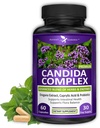 Potent Garden Candida Kompleksi - Oregano ve Caprylic Asit, Gut Flora Denge Kompleksi, Intestinal Health & Immune Support with Herbs & Probiyotiks, Gut Health Supplements for Women & Men 60 Count