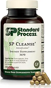 Τυποποιημένη διαδικασία SP Cleanse - Healthy Kidney & Liver Support Supplement - Formula Aids Gallbladder Function - Digestive Support Supplement with Apple Pectin, Barley, Beetroot & More - 150 Κάψουλες