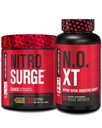 Jacked Factory Nitrosurge Ked Thermogenic Pre-Workout in Blueberry Lemonade & N.O. XT Nitrik Oksit for Men & Women