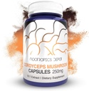 Nootropics Depot Cordyceps Mushroom Capsules | 10:1 Tüm Meyve Vücut Takdiri | 250 mg | 60 Kont | Cordyceps Militaris