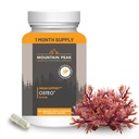 Mountain Peak Nutritionals Osteo Supplement - Organ & Strong Bone Support, Προάγει την Υγεία των Οστών - Με Βιταμίνες D3, K2, Ασβέστιο, και Μαγνήσιο - Κτίριο Οστών & Ενίσχυση (120 Χορτοφαγικές Κάψουλες)
