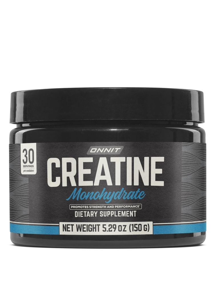 ONNIT Tinatine Monohidrat Toz, IGEN(TM) Non-GMO Tested 5g Premium Kretine for Muscle Strength, Power and Lean Mass, Supports Brain Health, Brain Cellular Energy, Unflavored, 30 Hizmet, 5.29 ozz