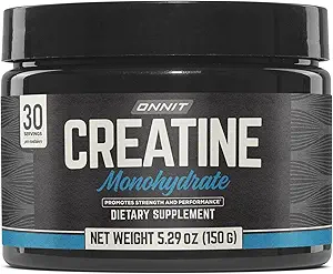 ONNIT Kretine Monohidrat Toz – IGENTM Non-GMO Test Edildi, Kas Güçlü, Power & Lean Mass, Supports Brain Health & Cellular Energy, Unflavored, 30 Hizmet, 5.29 ozzz