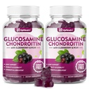 GGlucosamine Chondroitin Gummies Sugar Free, Ekstra Kuvvet 1500 mg Glucosamine with Chondroitin MSM & Turmeric, Ortak Destek Supplement for Men & Women Ortak Sağlık (120 Kont)