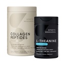 Spor Araştırmaları Collagen Hydro Hydrolyzed Type 1 & 3 Toz Protein Supplement Easy Mix Vital Nutrients & Proteinler ve Çift Güç L-Theanine Supplement for Focus, Relaxation & Alertness