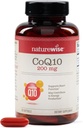NatureWise CoQ10 200 mg Softgels, High Potency Ubiquinone - Coenzyme Q10 Supplement - Heart Health + Energy - Vegan, Non-GMO, Gluten-Free - 90 Count[3-Month Supply]