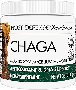 Host Defense Chaga Toz - Immune System Support Supplement - Chaga Mushroom Toz Antioksi Activity Support - Diyeter Mushroom Supplement - 3.5 oz (66 Hizmetler)*
