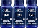 Life Extension TMG Liquid Vegetarian Capsules, 500 mg, 60 Kont (Pack of 3)